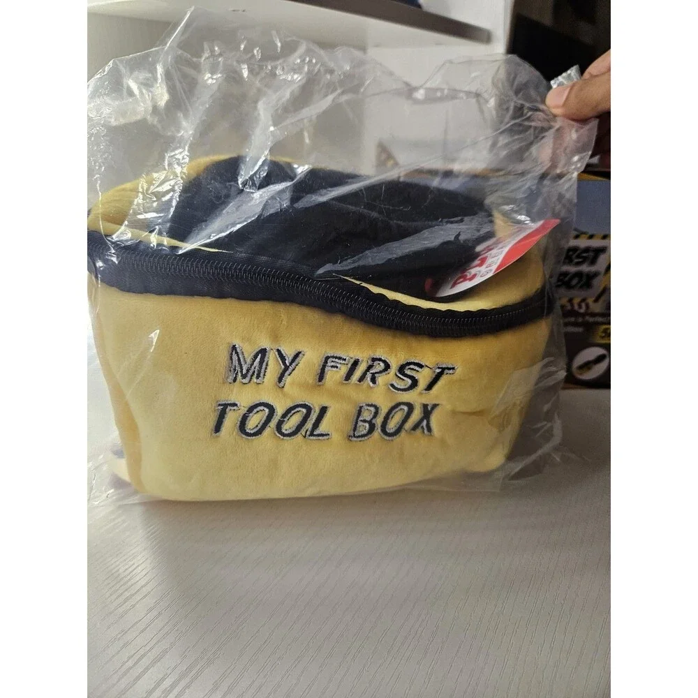 MY FIRST TOOL BOX toy by PLUSH CREATIONS for Baby Color INTERACTIVE TALKING  NEW